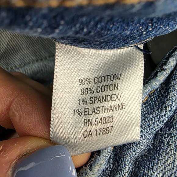 Banana Republic Trouser Jeans Womens 28/6 Low Rise Medium Wash Stretch Denim - Picture 8 of 14
